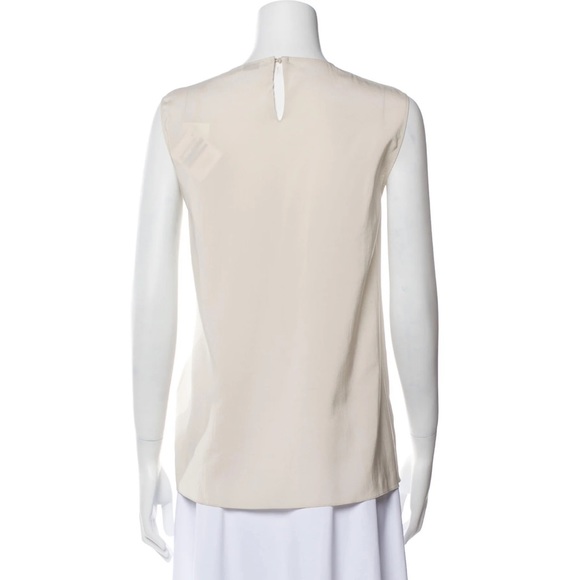 BRUNELLO CUCINELLI Monili Accent Silk Tank - LARGE - Picture 2 of 3